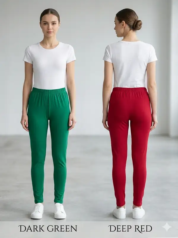 Premium Cotton Stretch Leggings