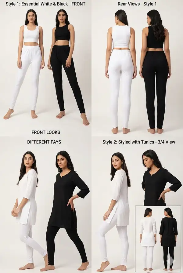 Premium Cotton Stretch Leggings