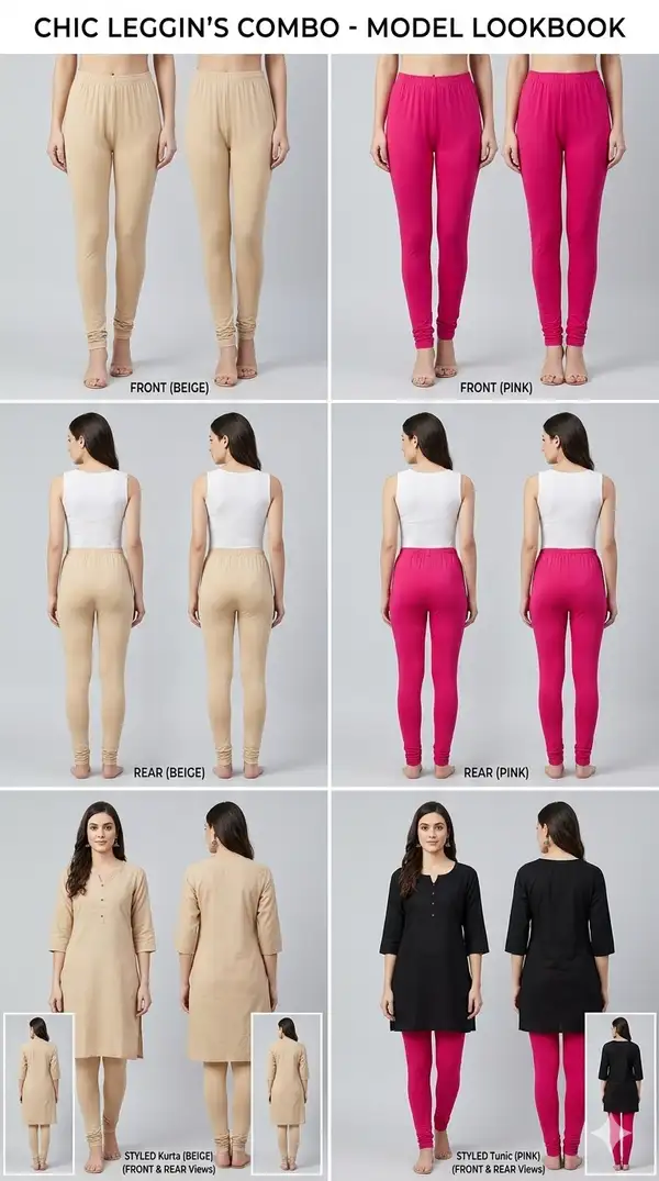 Premium Cotton Stretch Leggings